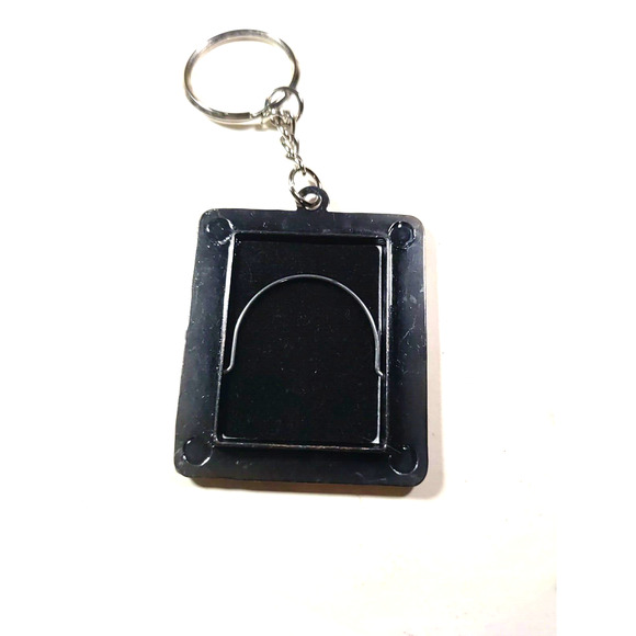 New York N Y C Picture Frame Keychain Copper Tone Souvenir - Picture 4 of 4